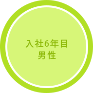 入社6年目男性