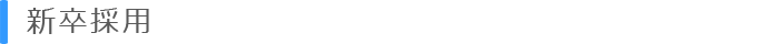 新卒採用